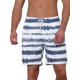 thumbnail image 1 of INSPIRAR CHIC Pantalones de baño de verano para hombres con patrón de teñido anudado, cintura elástica, 34 multicolores, 1 of 5