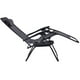 thumbnail image 5 of Costway Sillas de Gravedad Cero 2 Pzas, Reclinables Plegables para Patio, para Exteriores, Color Negro, con Portavasos, 5 of 7