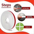 thumbnail image 4 of 5 Rolls Total 32.8ft Window Grille Inserts Grid Kit Self Adhesive Peel and Stick, 4 of 5