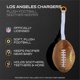 thumbnail image 4 of Los Angeles Chargers - Soporte para chupete de fútbol de felpa de , con licencia oficial de la NFL, juguete de felpa suave y soporte para chupete, se adapta a cualquier chupete, accesorio para, 4 of 5