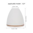 thumbnail image 3 of White Glass Lamp Shade for Lamps Modern Decorative Light Cover for Ceiling Fans and Home Use, 3 of 8