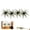 C, variant on Dice Baits for Bass Fishing 4Pcs Soft Lures with Reflective Sequins, Floating Swimbait for Freshwater Saltwater
