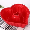 thumbnail image 2 of 1pc, Heart Shaped Cake Mold (9.05''x8.66''x3.34''), Silicone Charlotte Cake Mold, Love Flower Shaped Cake Pan, Baking Tools, Kitchen Gadgets, Kitchen Accessories, 2 of 8