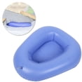 thumbnail image 3 of Bed Pans, Air Bedpan, Large Capacity Portable Practical Come With Inflator, For Elderly Females Patient Bedridden Blue, 3 of 8