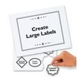 thumbnail image 2 of Avery Removable Laser ID Labels 8-1/2" x 11" White 1 Label/Sheet 25 Sheets/Pack  125/Carton, 2 of 2