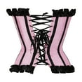 thumbnail image 3 of KHONTS,Plus Size Corsets for Women Black Bustier Lingerie for Halloween Costume Dress Pink XXXXL, 3 of 3