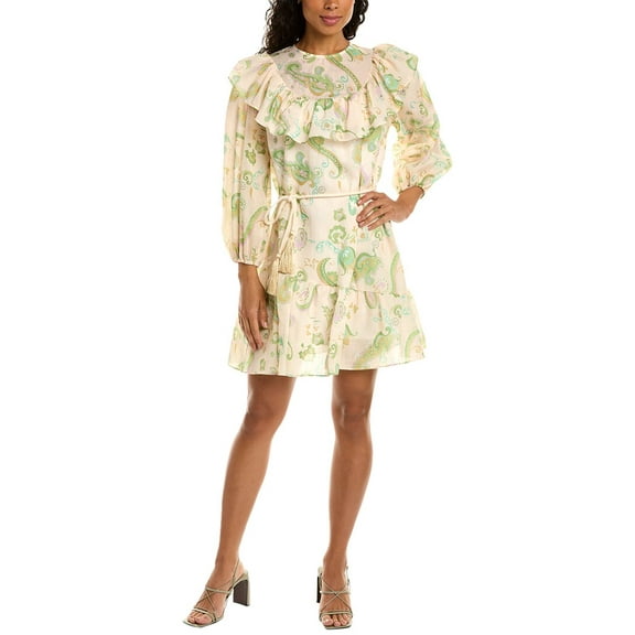 Beulah womens  Belted Mini Dress, L