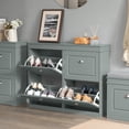 thumbnail image 3 of Haotian FSR79-HG, 4 Drawers Shoe Cabinet Shoe Rack Shoe Storage Cupboard Organizer Unit, 3 of 6