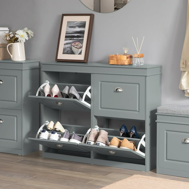 Haotian FSR79 HG 4 Drawers Shoe Cabinet Shoe Rack Shoe Storage Cupboard Organizer Unit