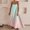 Pink, variant on SNOWSONG Loose Fitting Dress Summer Dresses for Women 2025 Women's Linen Dress Solid Color Summer Sleeveless Casual Long Dresses Women's Casual Dresses Maxi Dress Green L