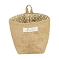 thumbnail image 1 of Billuyoard Bolsa de almacenamiento de yute, cubo plegable para artículos diversos, organizador lavable, colgante de artículo para habitación Almacenamiento y organización del hogar Amarillo, 1 of 6