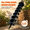 Black-8 Pack, variant on Orange 8 Pack Spiral Ground Anchors Heavy Duty Screw In Garden Stakes For Trampolines Swing Sets Sheds