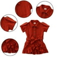 HAOYUN Kids Toddler Summer Dresses for Girls,Toddler Short Sleeve Dress ...