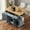 54"Green, variant on HICOMILA Large Kitchen Island with Storage, Rolling Island with Extendable Dining Table, Spice Rack, Grey