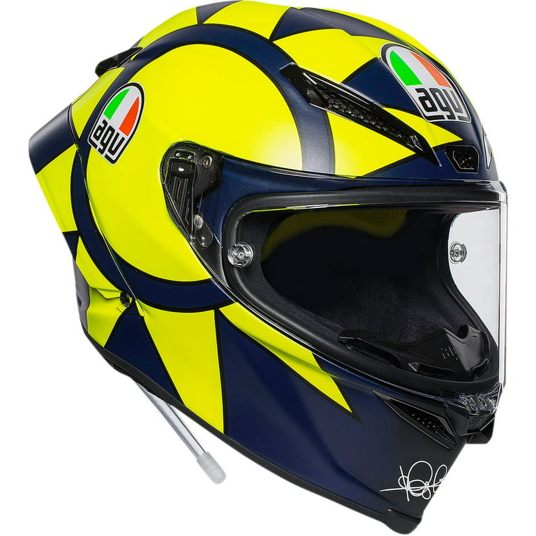 Stige kamera cigaret AGV Pista GP RR Valentino Rossi Soleluna 2019 Motorcycle Helmet Yellow SM -  Walmart.com