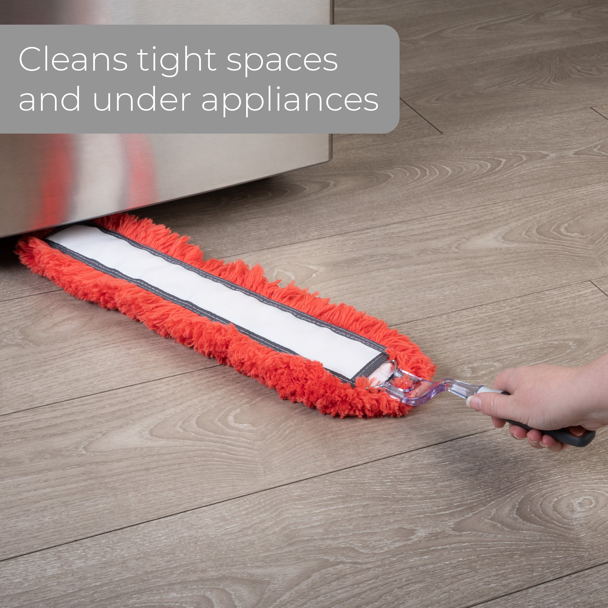 Microfiber Under Appliance Duster Fits in Tight Spaces Comfort Non
