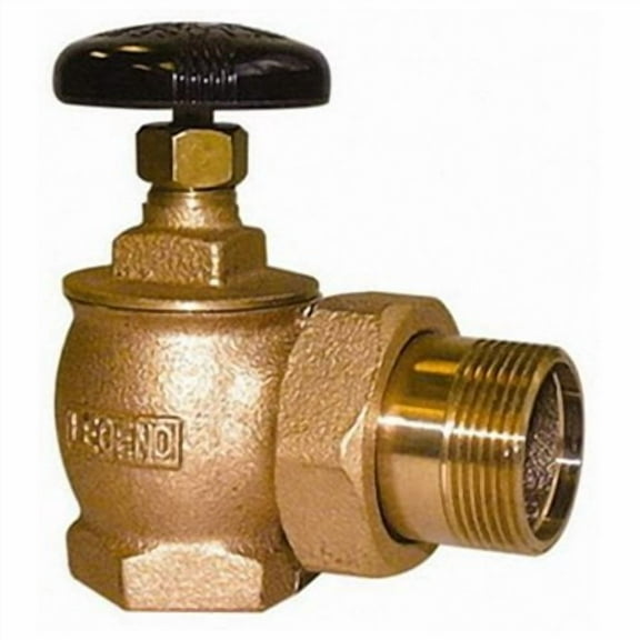 Legend Valve & Fitting T-431 Bronze Steam Angle Radiator Valve, 1-1/4" IPS