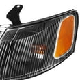 thumbnail image 3 of AKKON - Fits 1997-1999 Toyota Camry Headlamps Black Bezel Pair Headlights + Corner Lights Direct Replacements, 3 of 5