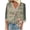 Green, variant on Womens Tops Summer,Womens Printed Pullover V-Neck Lace T-Shirt 3/4 Sleeves Top,Tops for Women,3/4 Sleeve Tops for Women,Lace Tops for Women