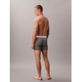 thumbnail image 4 of Calvin Klein Men's Icon Cotton Stretch Limited Edition Boxer Briefs Blotched Plaid Grey Heather Medium, 4 of 7