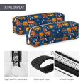 thumbnail image 4 of Fotbe Funny Steam Train Pattern Leather Pencil Case, Pencil Pouch with Durable Zipper, Compact and Stylish Organizer for Stationery, Art Supplies, Travel Essentials, 4 of 7