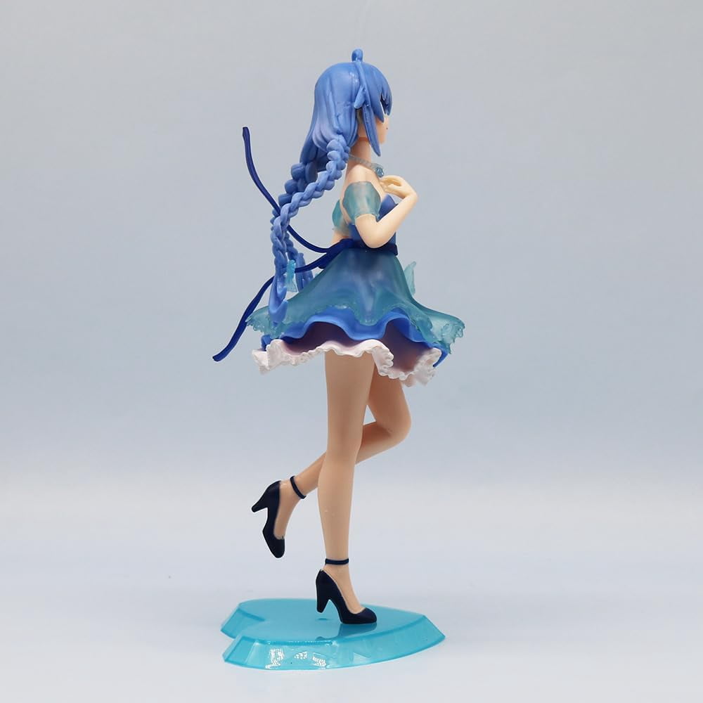Newly Roxy Figure Standing Blue Flower Fairy Roxy Action Figures 20cm/7.9inch PVC Decorations Collectible Souvenirs for Anime Fans Gifts