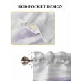 thumbnail image 7 of Purple Grey Ombre Bedroom Curtains 63 Inches length, Abstract Art Oil Painting Modern Window Treatment Curtain Drapes, Rod Pocket Curtain Panels for Living Room Kitchen, 42"x63", 2 Panels, 7 of 7
