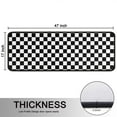 thumbnail image 5 of Kitchen Rugs Sets Of 2,Black White Checkered Pattern Anti Fatigue Kitchen Mat Rugs Non Slip Washable,Decorative Kitchen Floor Mats for Kitchen,Sink,Laundry,17"x47"+17"x47", 5 of 5