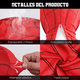 thumbnail image 3 of Mascaras De Halloween Mascara Led Decoracion Tactil La Luz Xtellar rojo, 3 of 4