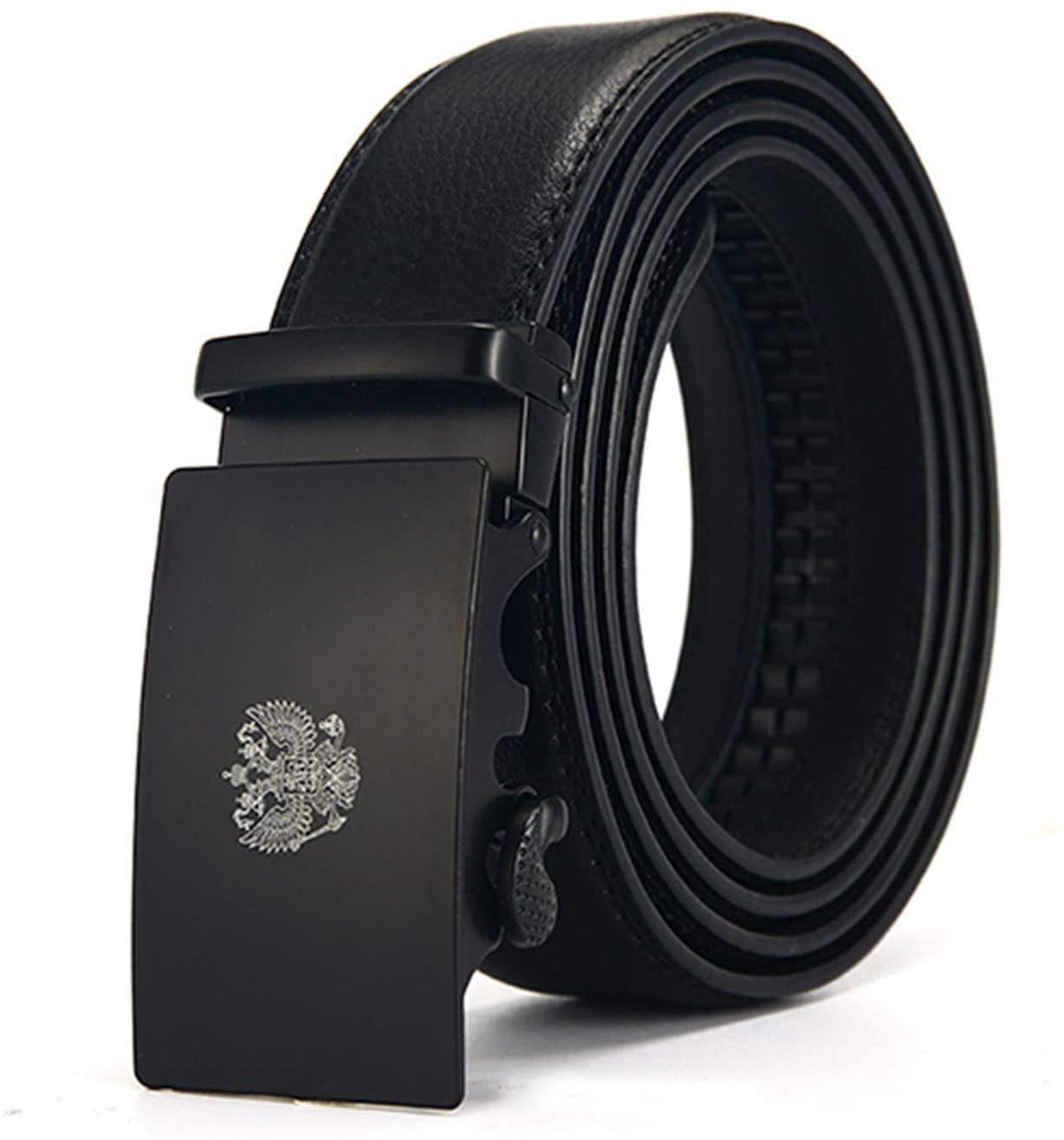 Automatic Buckle Leather Luxury Belts 