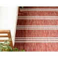 thumbnail image 4 of Jill Zarin Outdoor Collection Area Rug - Anguilla (6' 1" x 9' Rectangle Rust Red/Ivory), 4 of 5