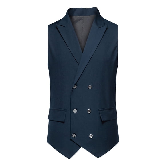 FAIWAD Men Classic Suit Vest Slim Formal Sleeveless Dress Jacket Vests Business Weeding Waistcoats