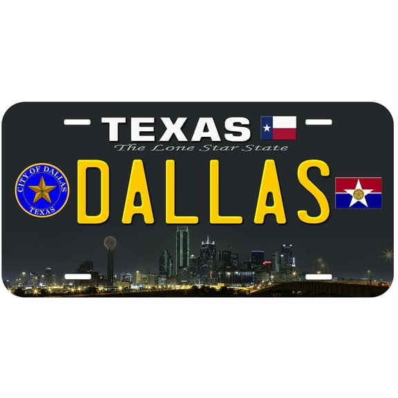 Dallas TX TAG07 Novelty Car Auto License Plate