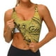 thumbnail image 3 of Balery Coffee Vintage Sujetadores deportivos con espalda cruzada para mujer, acolchados, sin costuras, de alto impacto, ideales para yoga, gimnasio, entrenamiento y fitness.-Small, 3 of 8
