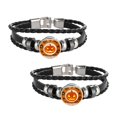 thumbnail image 3 of 2 Pcs Halloween Multi-layer Leather Bracelet Handmade Fashion Hand Decorate Bangles Halloween Themed Bracelet Random Style, 3 of 3