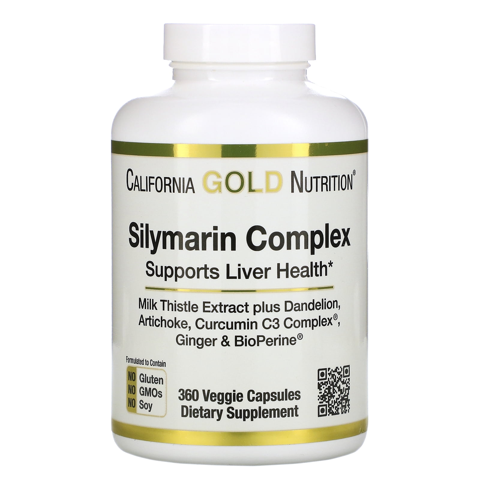California Gold Nutrition Silymarin Complex, Liver Health, Milk Thistle