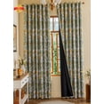 thumbnail image 3 of Sunyuer 100% Blackout Floral Curtains for Bedroom, Blossom Flower Patterned Curtains for Living Room,Thermal Insulated Farmhouse Drapes, Grommet Top 2 Panels, 3 of 15