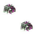 thumbnail image 1 of Cateissary Decoración de la boda - Elegante de flores de hiedra para el hogar o el jardín Tela ancha de la boda Decoración del hogar Wisteria púrpura 2Conjunto, 1 of 6