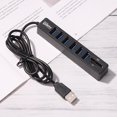 thumbnail image 4 of Adaptador Usb 2.0 Hub Múltiple Usb Splitter Power Hub Lector De Tarjetas (8 Puertos), 4 of 6