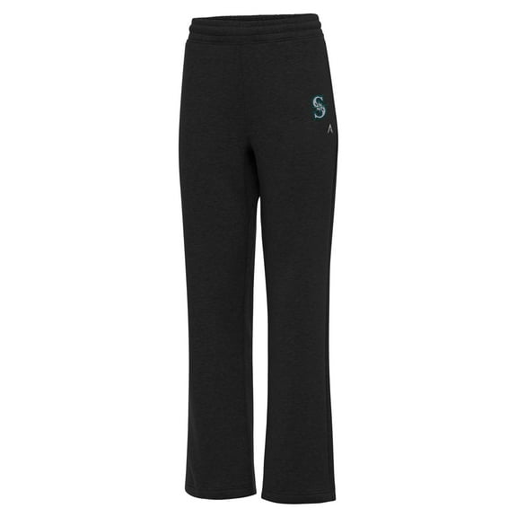 Women's Antigua  Black Seattle Mariners Victory Sweatpants