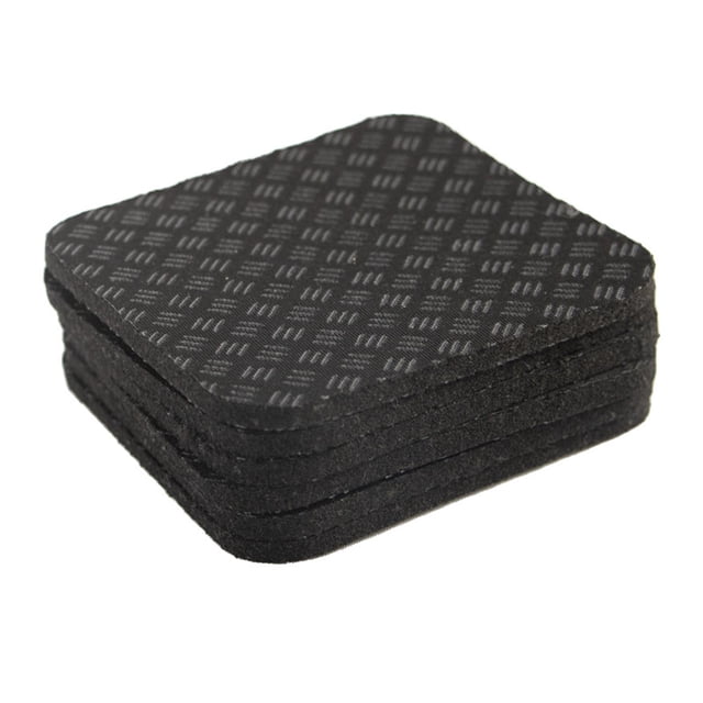 Siruishop Treadmill Mat AntiSlip Exercise Equipment Mat for Sports Training Elliptical Small and 6pcs