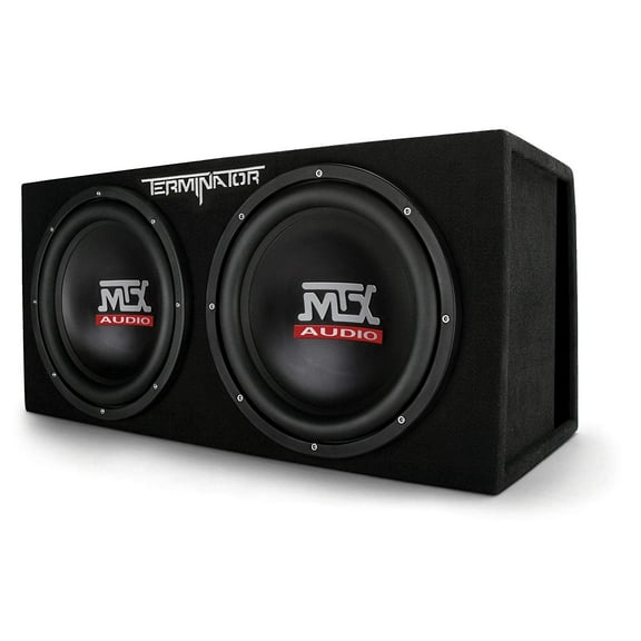 Open Box MTX 12-Inch 2000-Watt Max Car Audio Dual Loaded Subwoofer Box