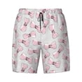 thumbnail image 4 of Lsque Mens Swim Trunks Cute Bow Tie Pattern - Bathing Suit Compression Liner - Beach Swim Shorts Swimwear - (S-3XL) - Stretch Quick Dry -X-Large, 4 of 9