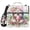 Cute Sloth with Ice Cream, variant on 3 Ring Zipper Binder with Shoulder Strap Waterproof Trapper Keeper 2 Inch D-Ring 500 Sheets Capacity Watercolor Little Daisy