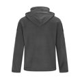 thumbnail image 6 of Men's Military Tactical Jacket Warm Fleece Plush Full Zip Hoodies Outdoor Winter Warm Coats Windbreaker with Pockets, 6 of 6