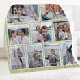 thumbnail image 3 of Custom Blanket with Picture, Personalized Photo Blanket. Mothers Day Mom Gifts and Fathers Day Dad Gifts from Daughter Son, Customized Christmas Birthday Valentines Day Gifts for Him Her Blankets, 3 of 5