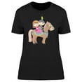 thumbnail image 1 of Kid Knight And Princess Cartoon Tee Women's -Image by Shutterstock, 1 of 2