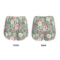thumbnail image 5 of Lsque Rose Flowers Printed Women's Running Shorts with Liner Pockets,Elastic Quick Dry Workout Athletic Gym Yoga Shorts,Womens High Waist Shorts-Medium, 5 of 9