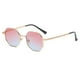 thumbnail image 2 of Gafas de sol Sonducket hexagonales metal UV400 Lentes rosa, 2 of 6