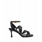 Louise Et Cie HETTY Ankle Straped Fashion Heeled Sandals BLACK